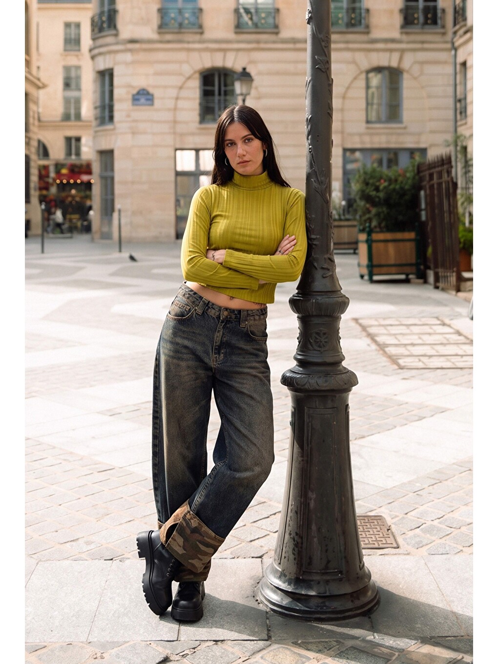 Mavi Kadın T.kot Rengi 2w6-64 Crop Barrel Fit Özel Tasarım Denim Jean-1