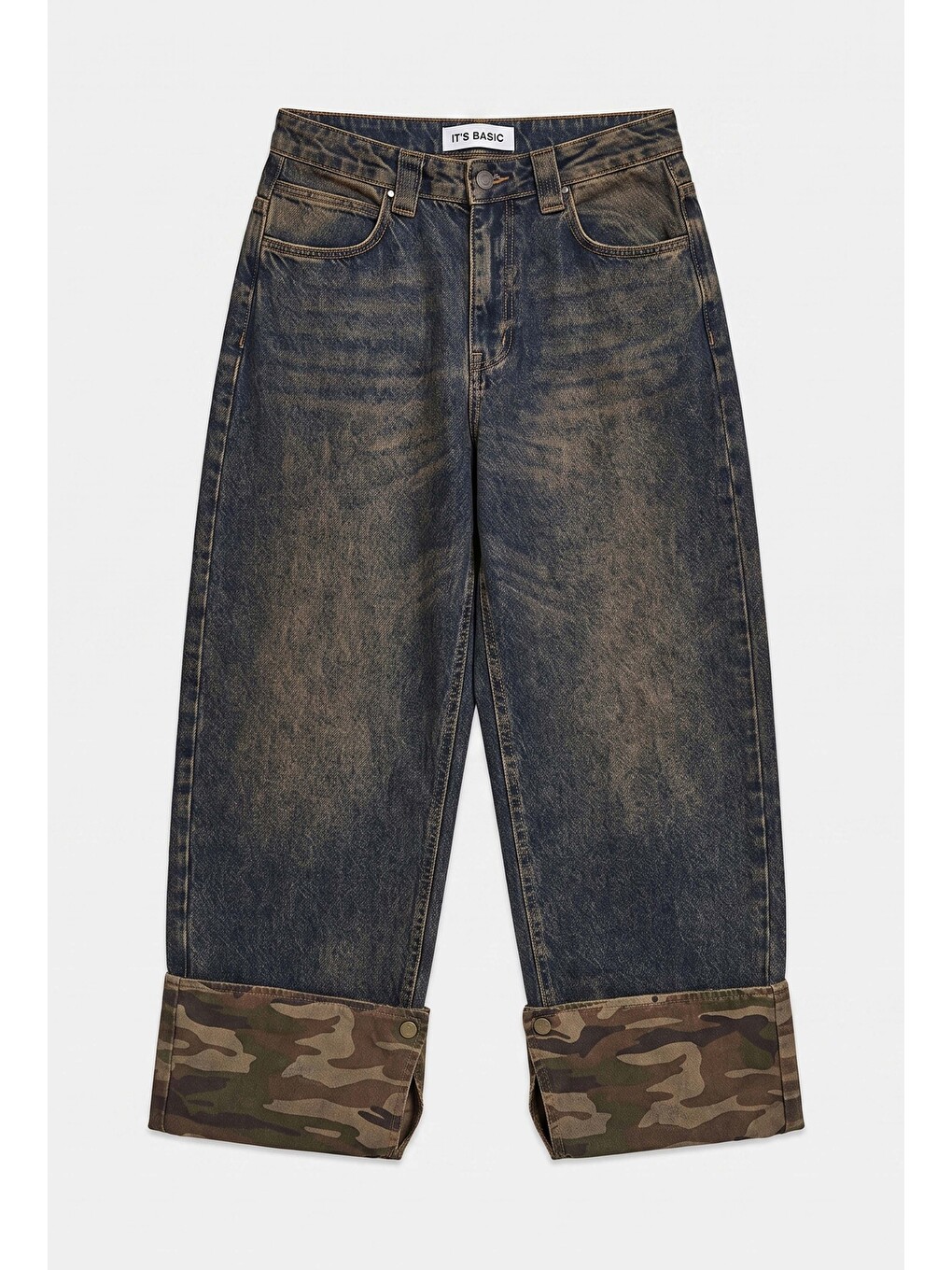 Mavi Kadın T.kot Rengi 2w6-64 Crop Barrel Fit Özel Tasarım Denim Jean-2