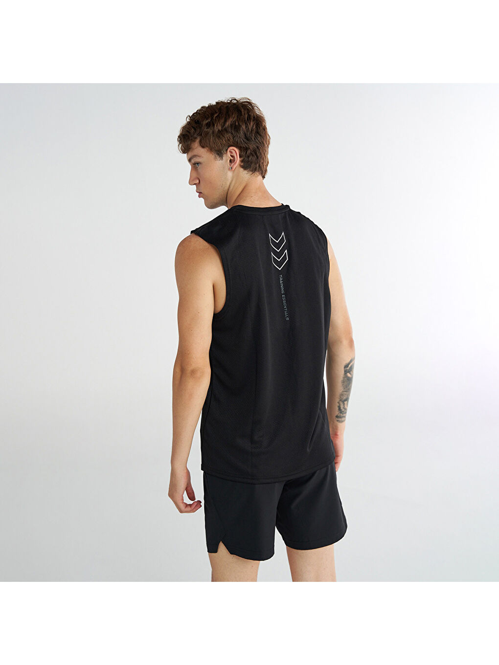 Flexi Erkek Siyah Bisiklet Yaka Atlet-1