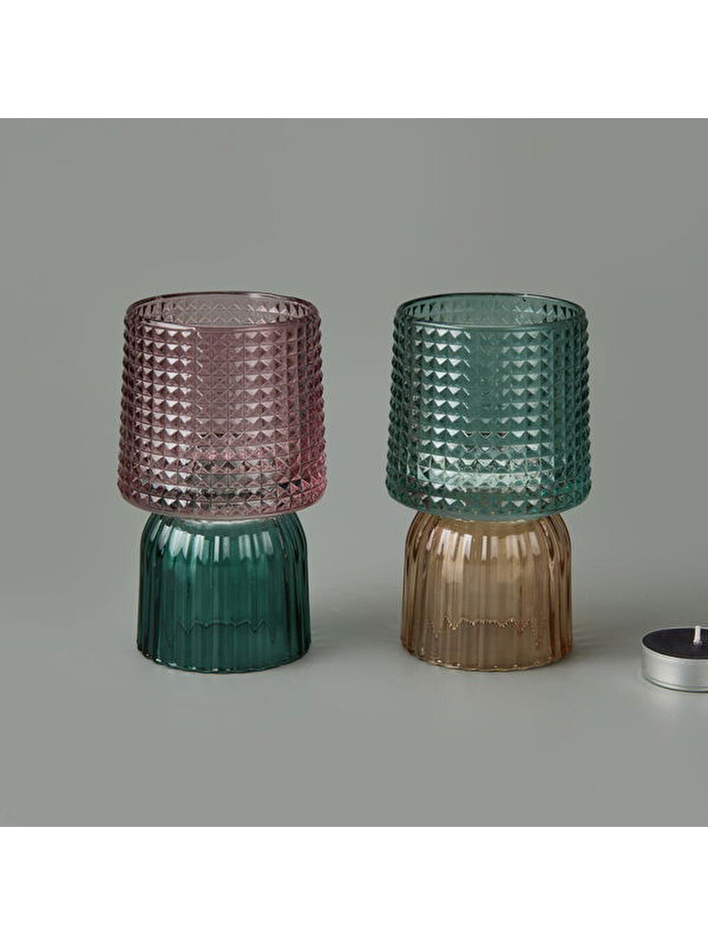 Karışık Mumluk - Asorti - 12x7 cm-1