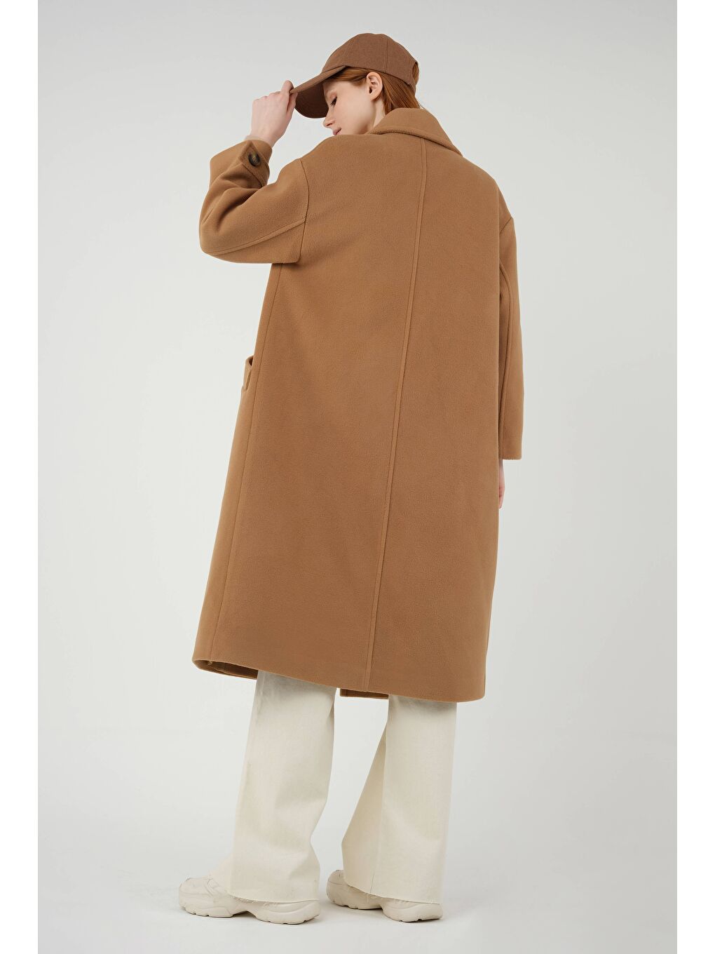 Kahverengi Kolu Apolet Detaylı Kaban Camel-2