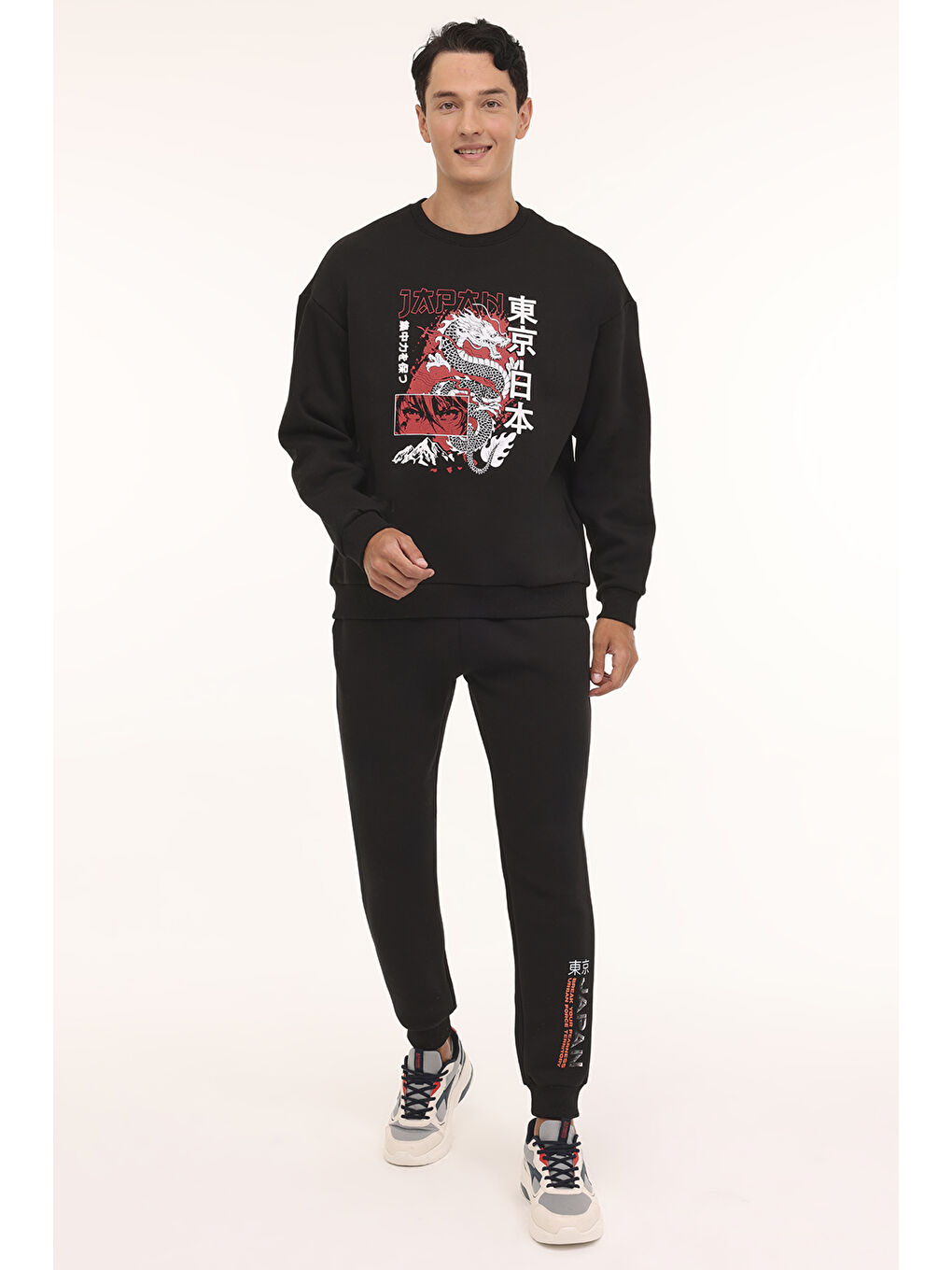 Kinetix ML YUMA 16UZD102 4PR Siyah Erkek Sweatshirt - 2