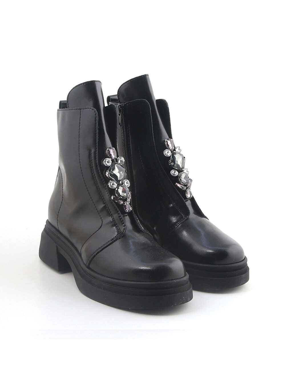 Siyah Kadın Bot 9E5446 5446 Vitello RY Nero-1