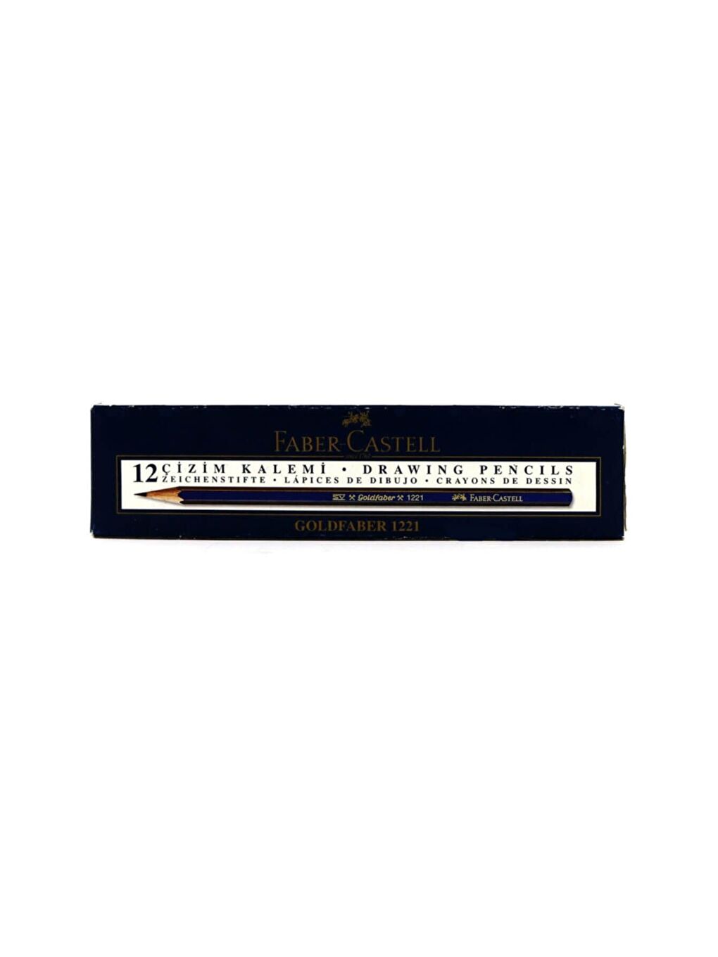 FABER CASTELL Goldfaber 1221 Dereceli Kurşun Kalem 6H - ( 12 Adet )