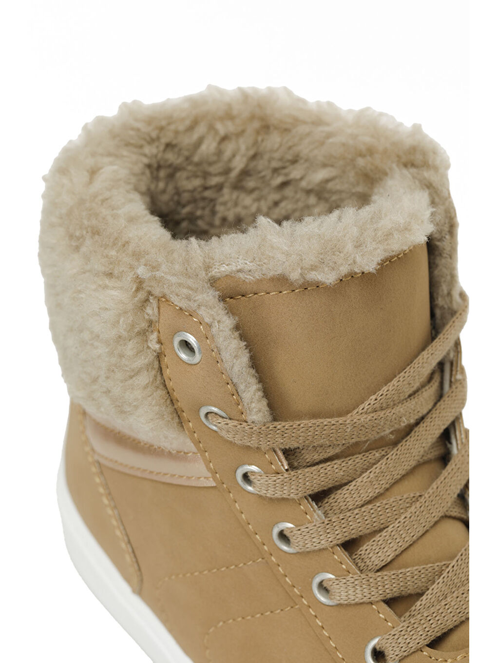 Kahverengi TRX24K-608 4PR Camel Kadın Sneaker Bot-6