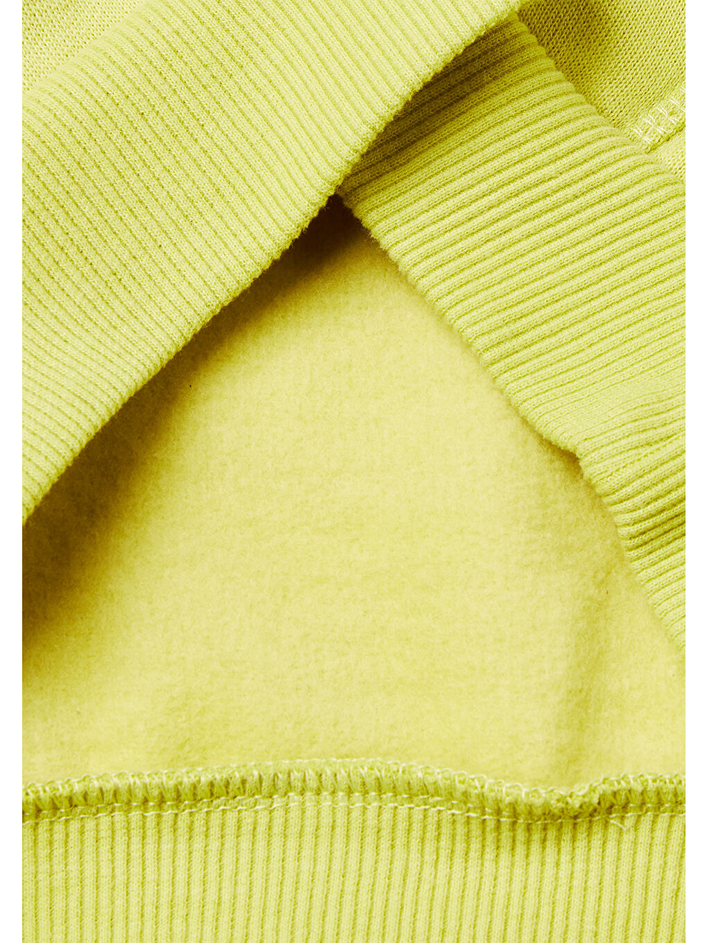 Sarı Erkek Çocuk Hardal Önü Logo Baskılı Cepli Bisiklet Yaka Regular Fit Sweatshirt-2