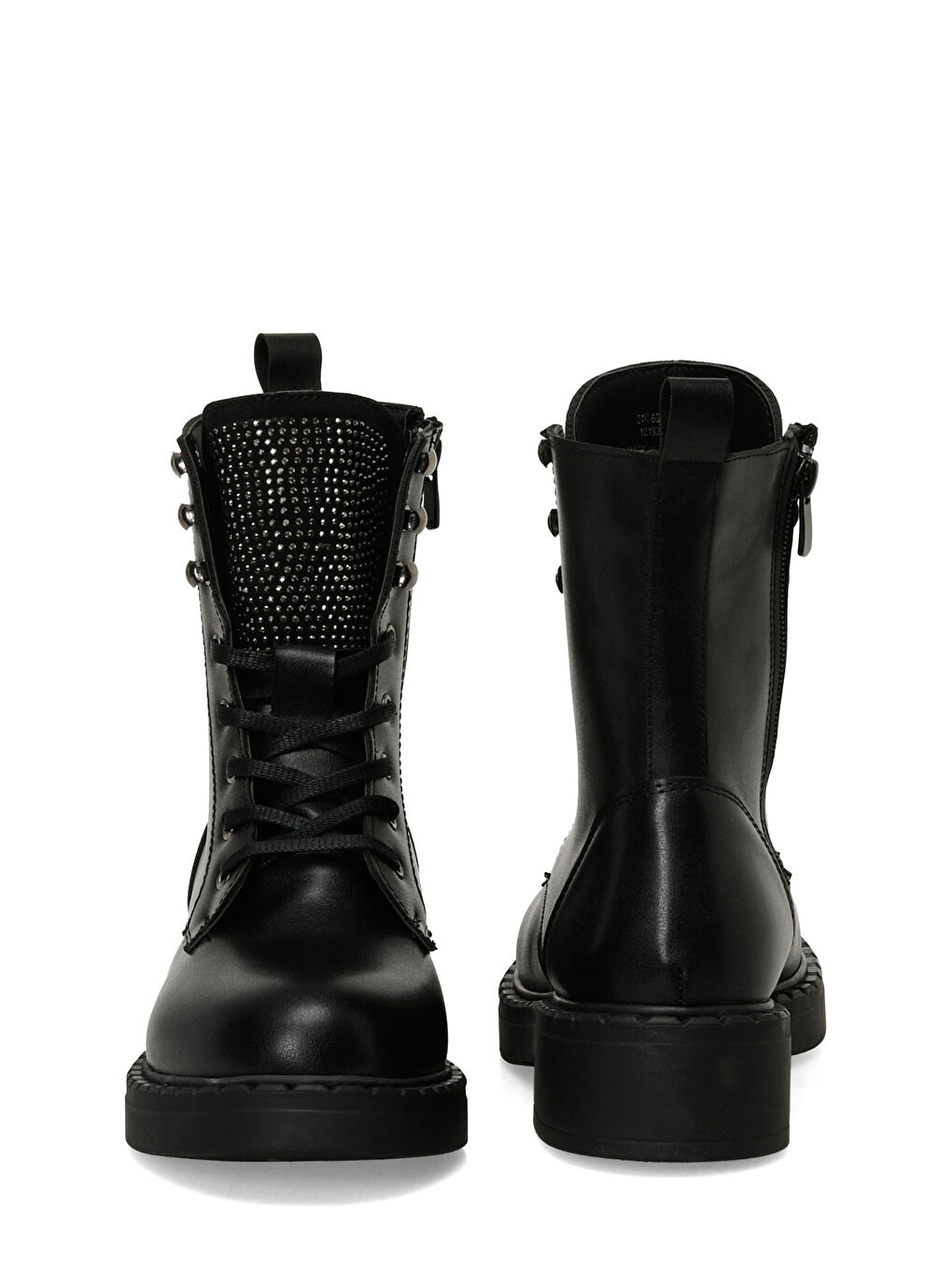 24K-602 4PR Siyah Kadın Düz Bot-4