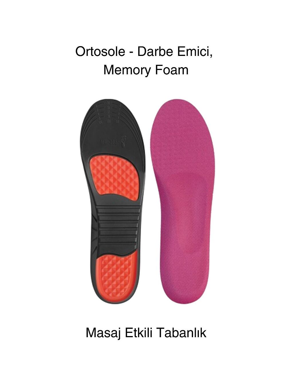 Letoon Pembe Kadın Memory Foam Tabanlık