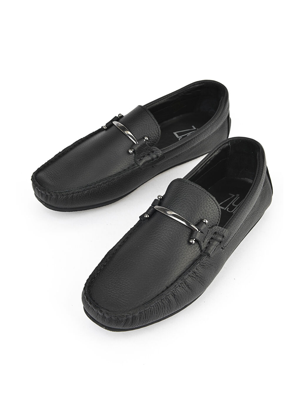 Erkek Hakiki Deri Ayakkabı 1511007ZB02 Siyah-4