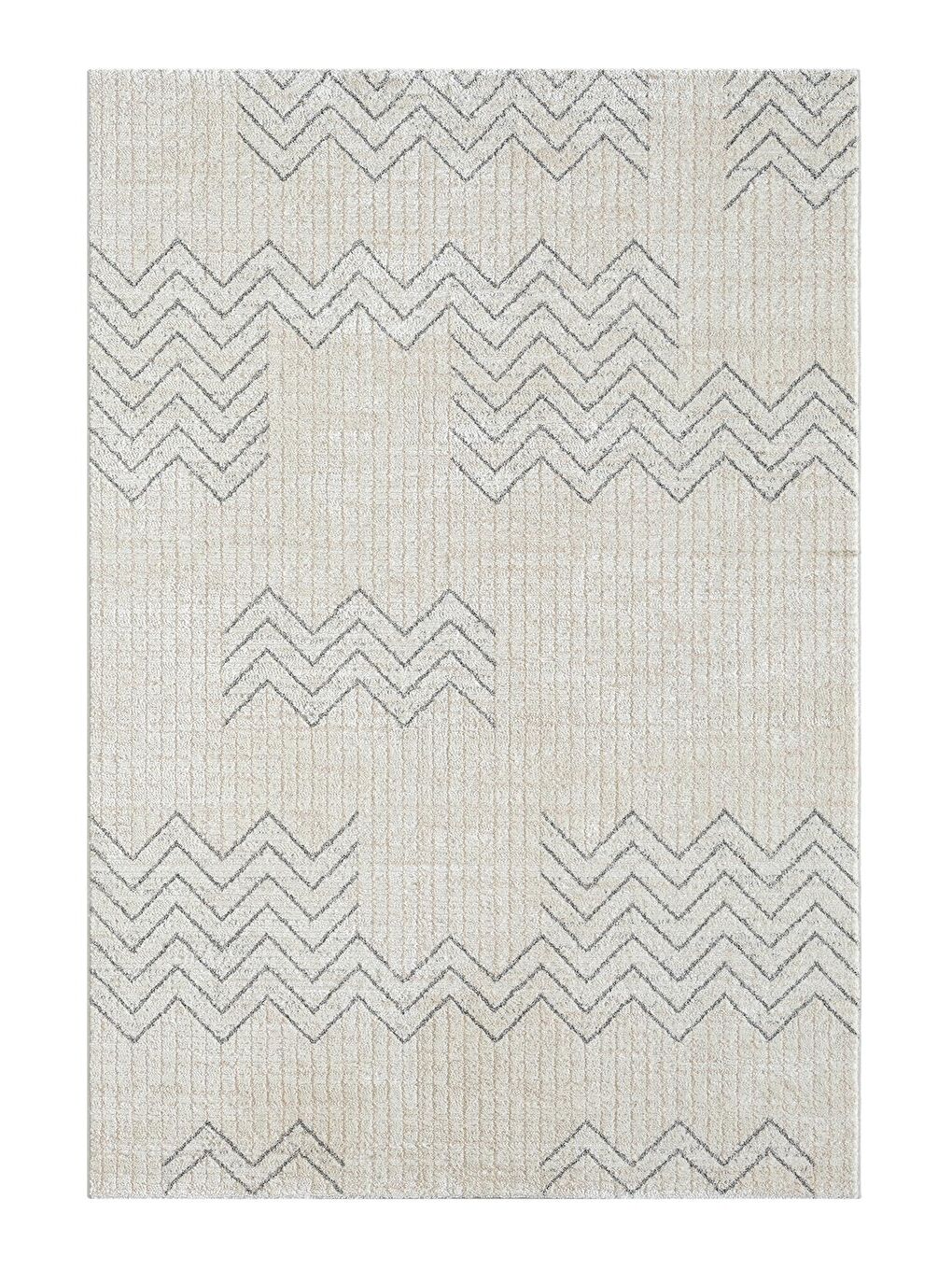 Ekru Claude 1637 Modern Dokuma Halı Yumuşak İplikli-100x300-4