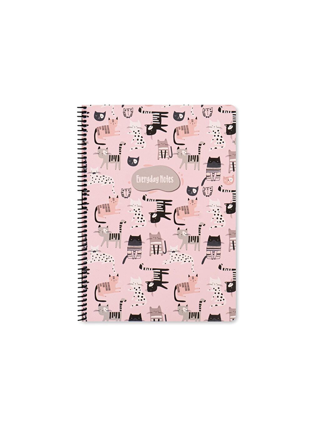 Keskin Color Pembe 16.5X22.5 Kareli Defter Animal Friends - Kediler