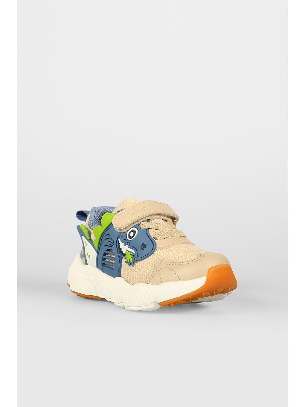 Tuna Baskılı Erkek Okul Öncesi Bej Spor Ayakkabı-2