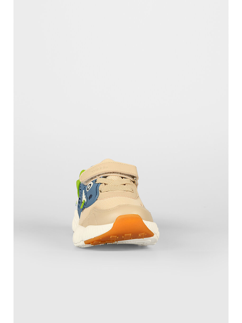 Tuna Baskılı Erkek Okul Öncesi Bej Spor Ayakkabı-3