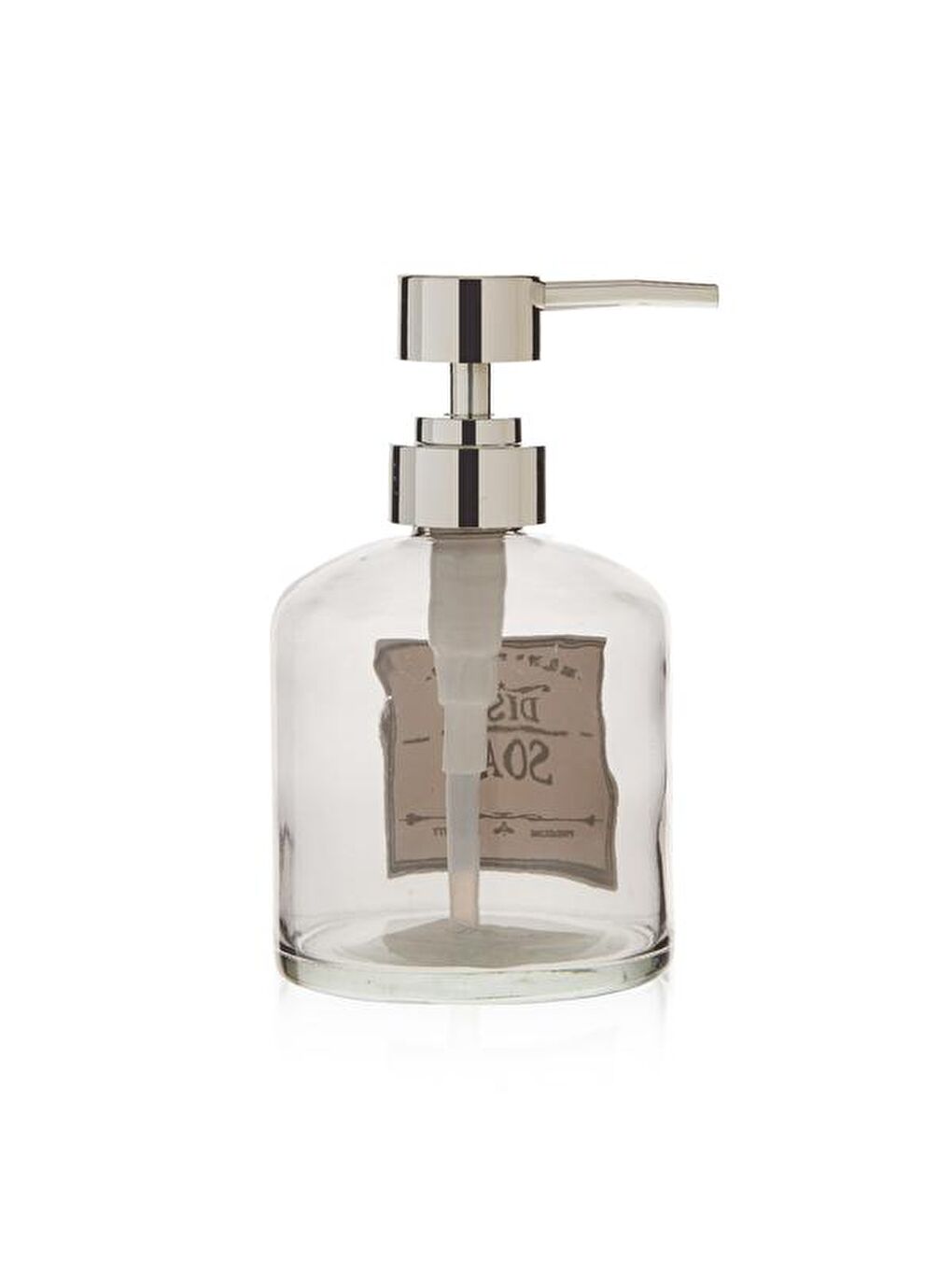 Karışık Dish Soap Cam Sıvı Sabunluk - Asorti - 13x9 cm-4