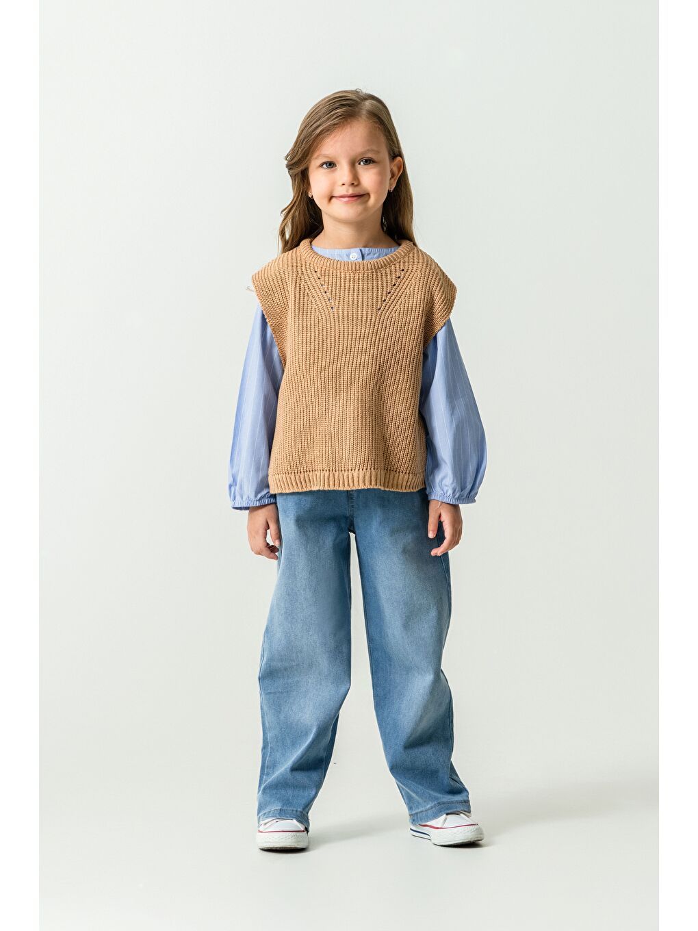 Kahverengi Kız Çocuk  3'lü Takım