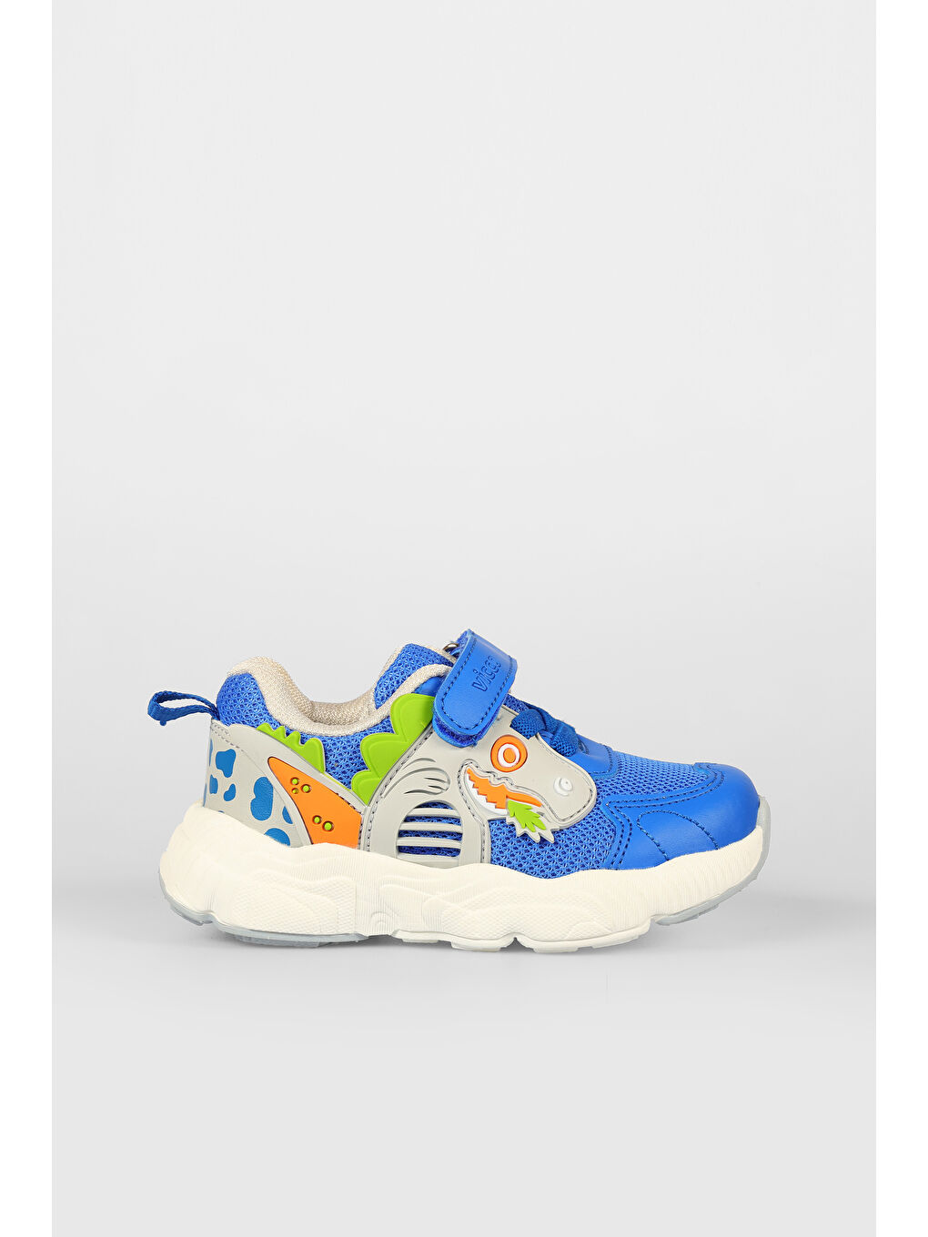 Tuna Baskılı Erkek Bebek Saks Mavi Spor Ayakkabı