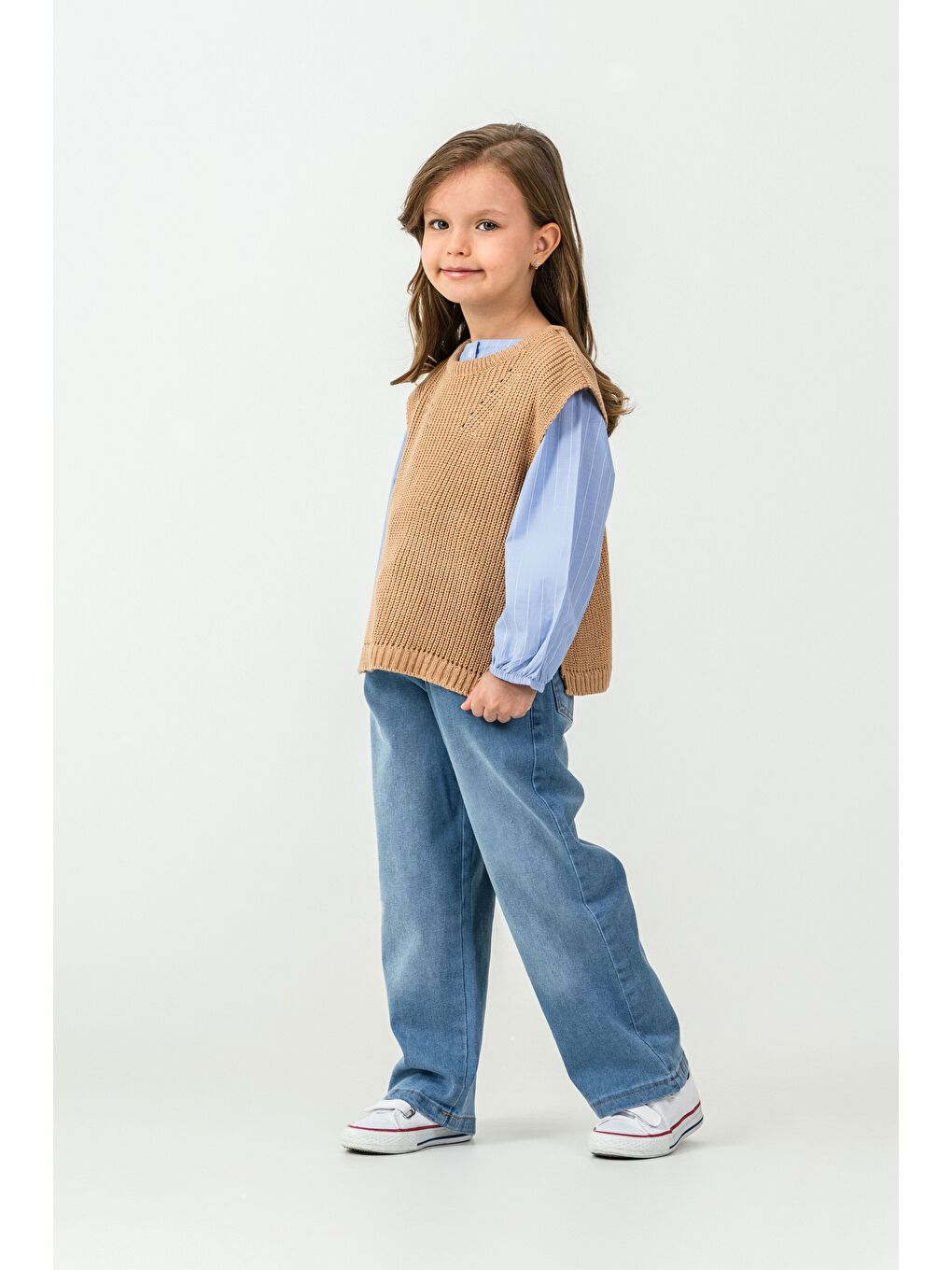 Kahverengi Kız Çocuk  3'lü Takım-1