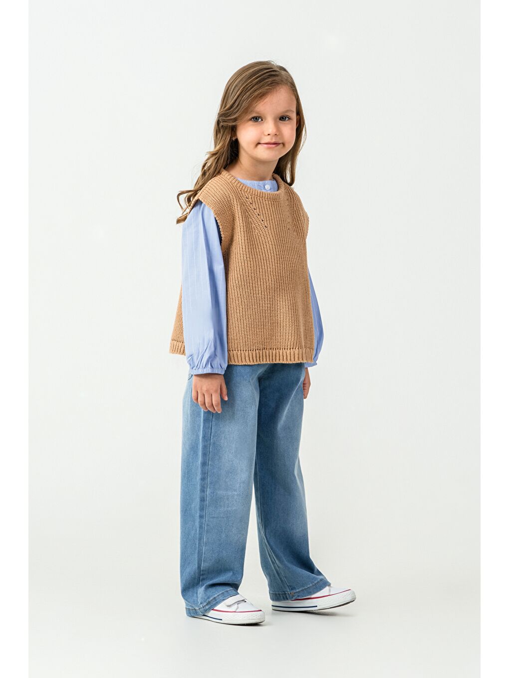 Kahverengi Kız Çocuk  3'lü Takım-2