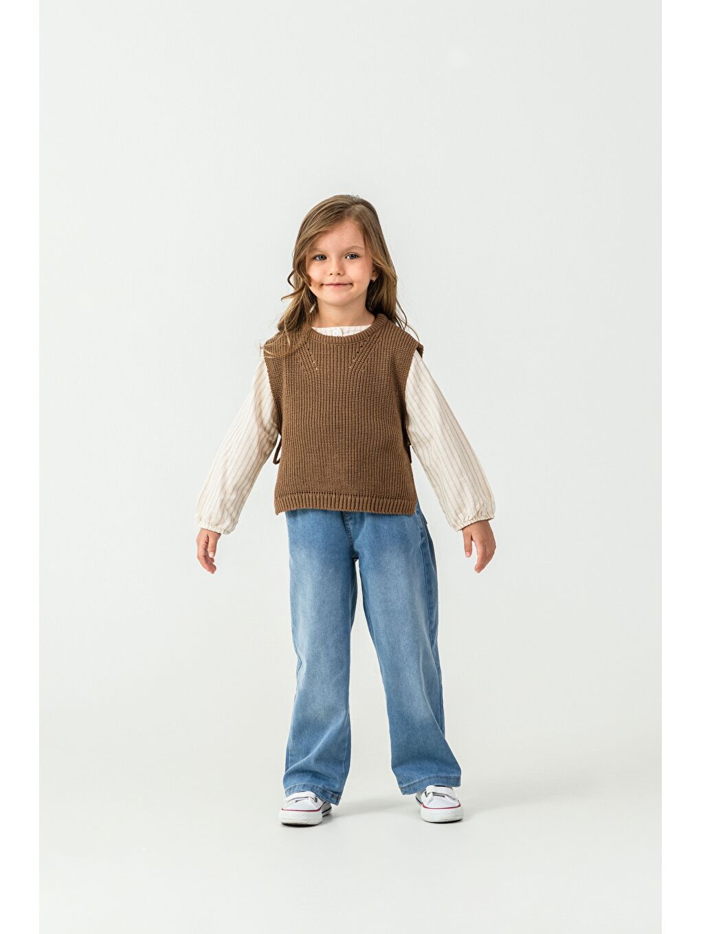 Kahverengi Kız Çocuk  3'lü Takım-1