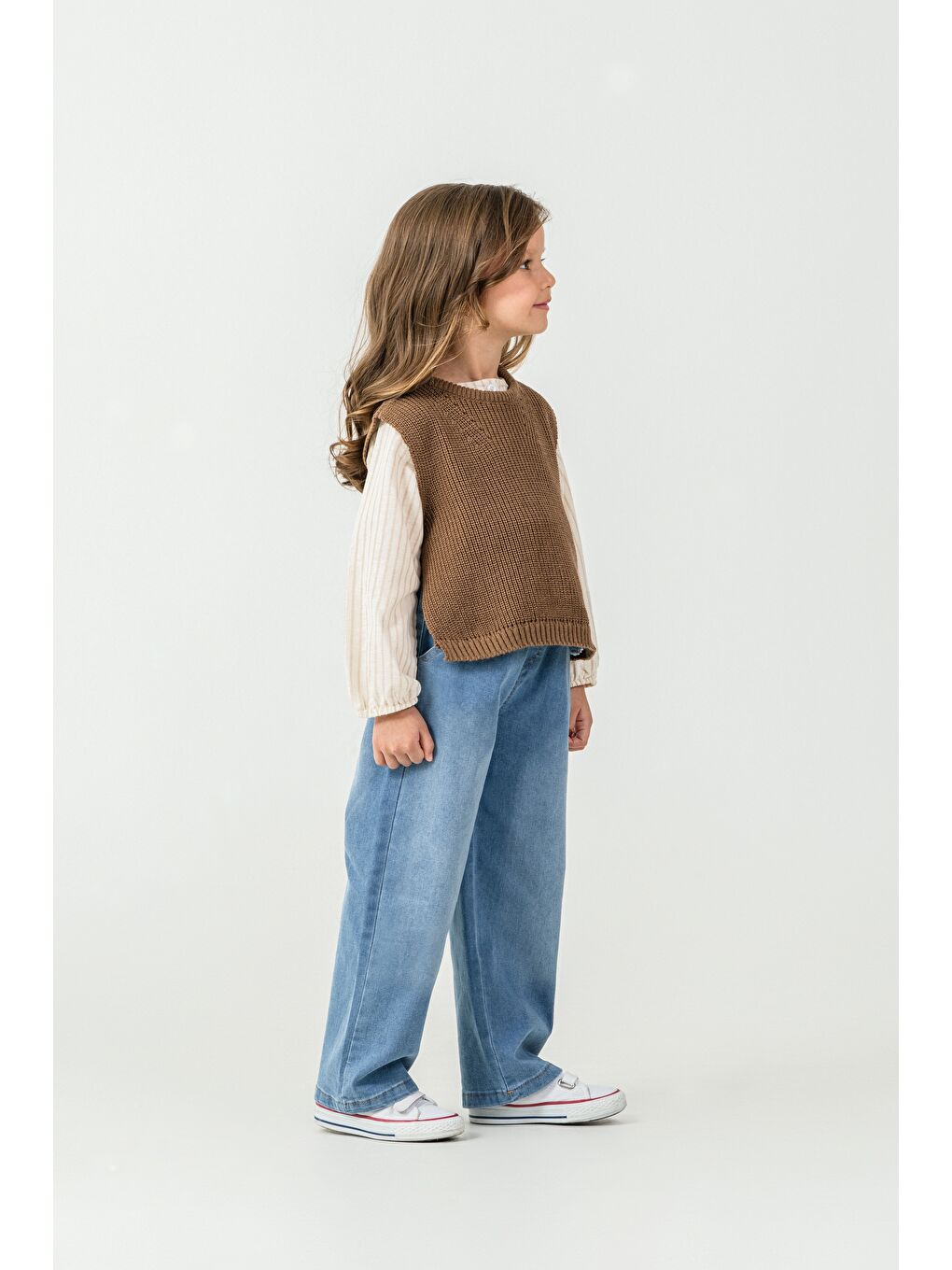 Kahverengi Kız Çocuk  3'lü Takım-2