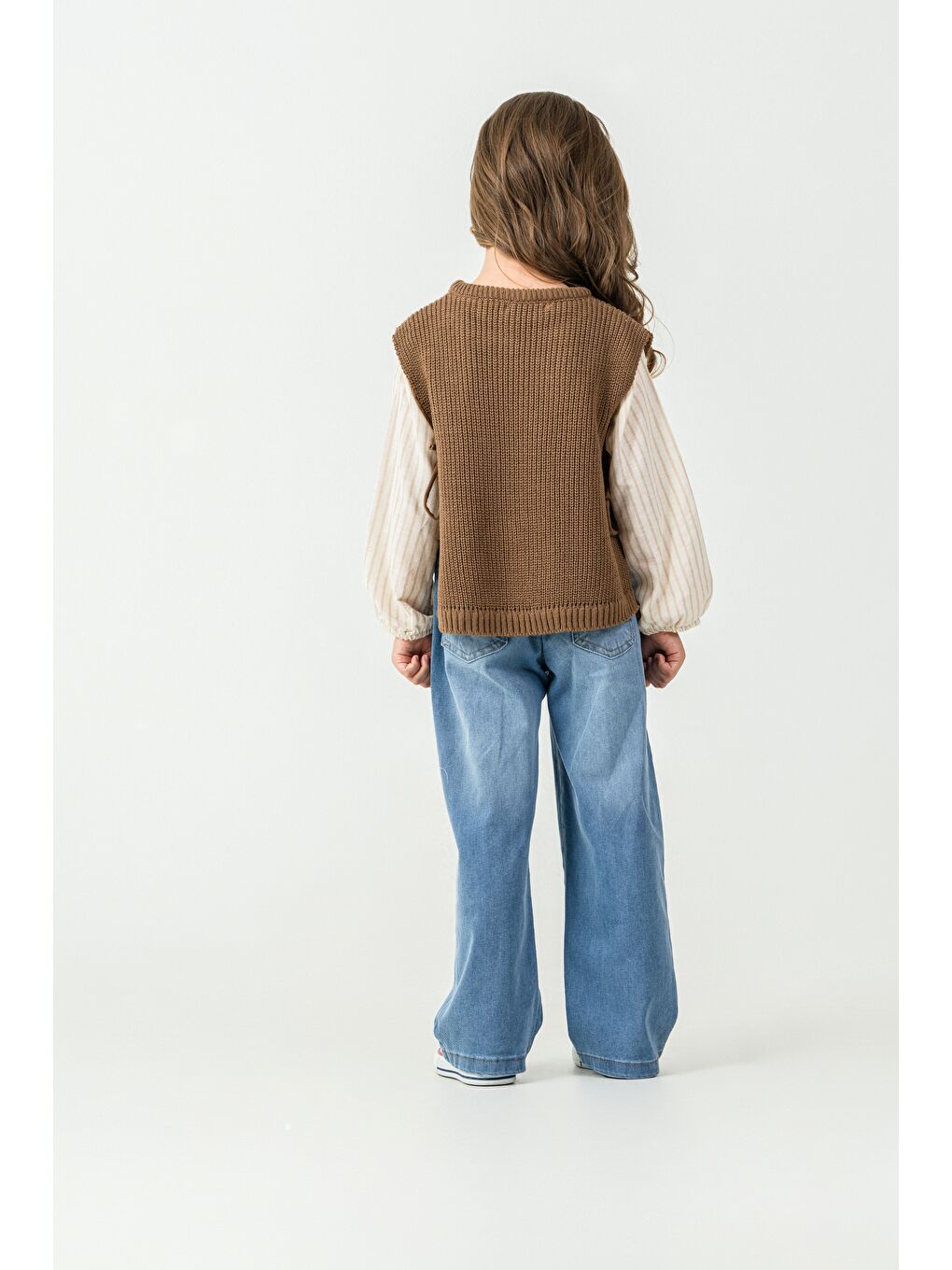 Kahverengi Kız Çocuk  3'lü Takım-4