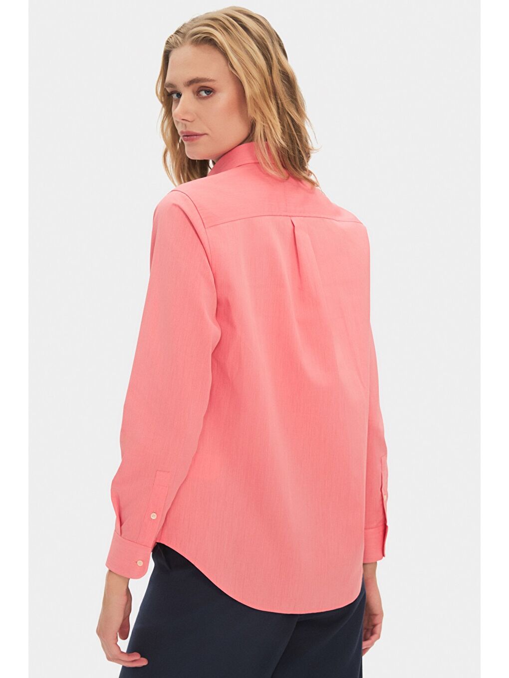 Pembe Exclusive Pamuk Basic Gömlek-3