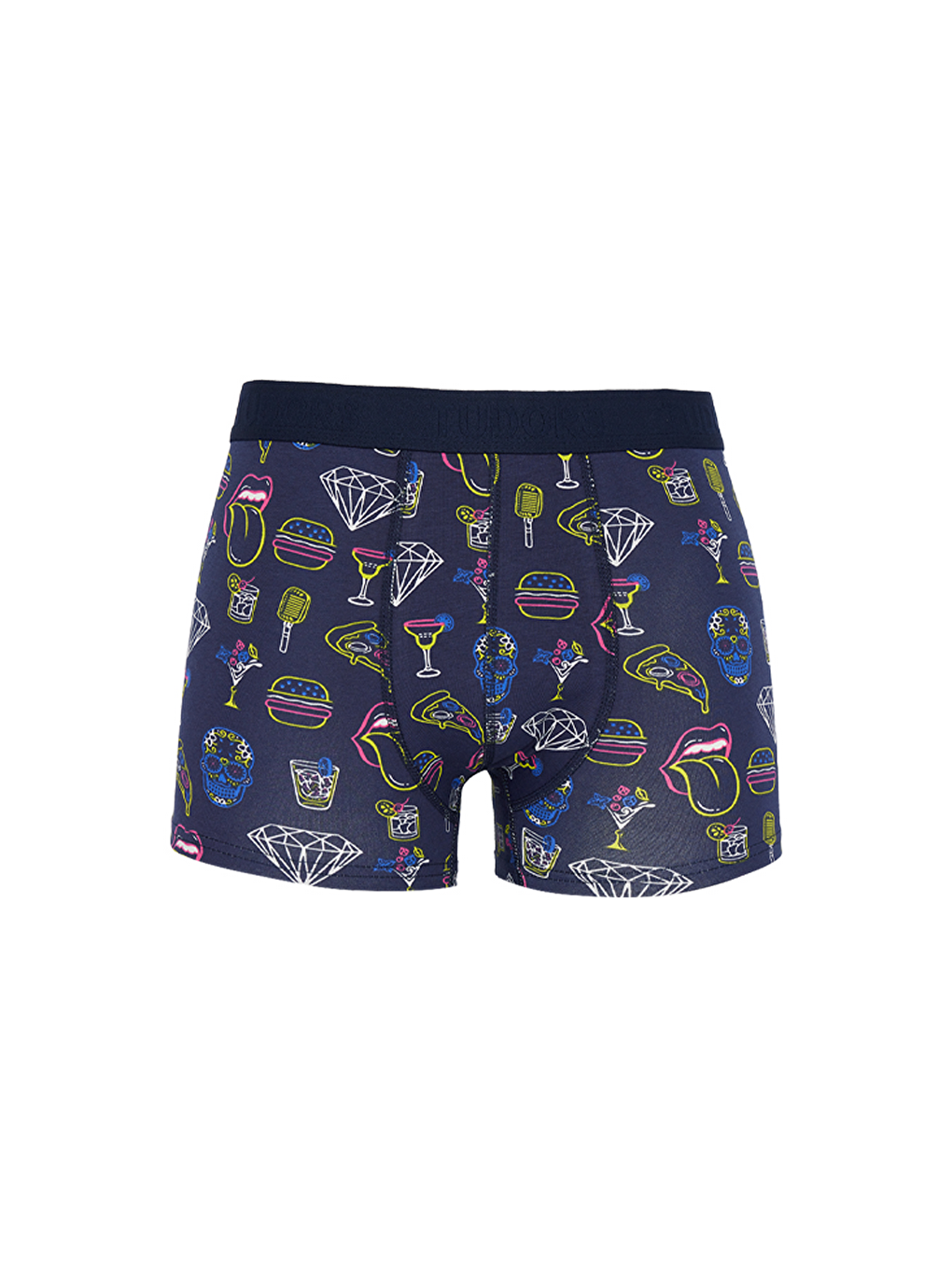 Sarı Erkek 10'Lu Elastanlı Pamuklu Esnek Kumaş Premium Seri Boxer-2