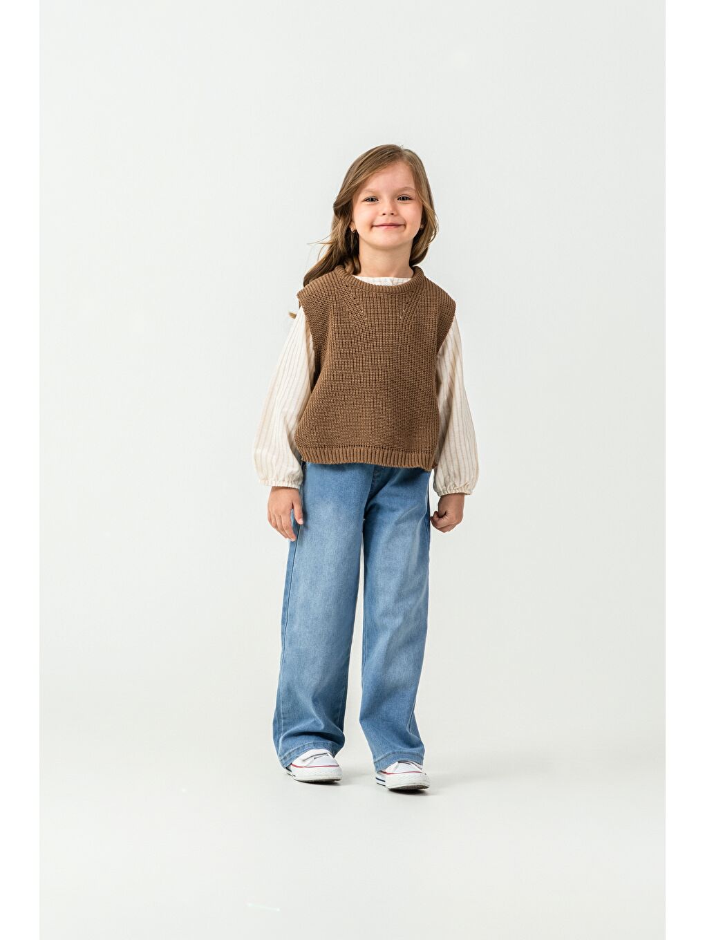 Kahverengi Kız Çocuk  3'lü Takım-6