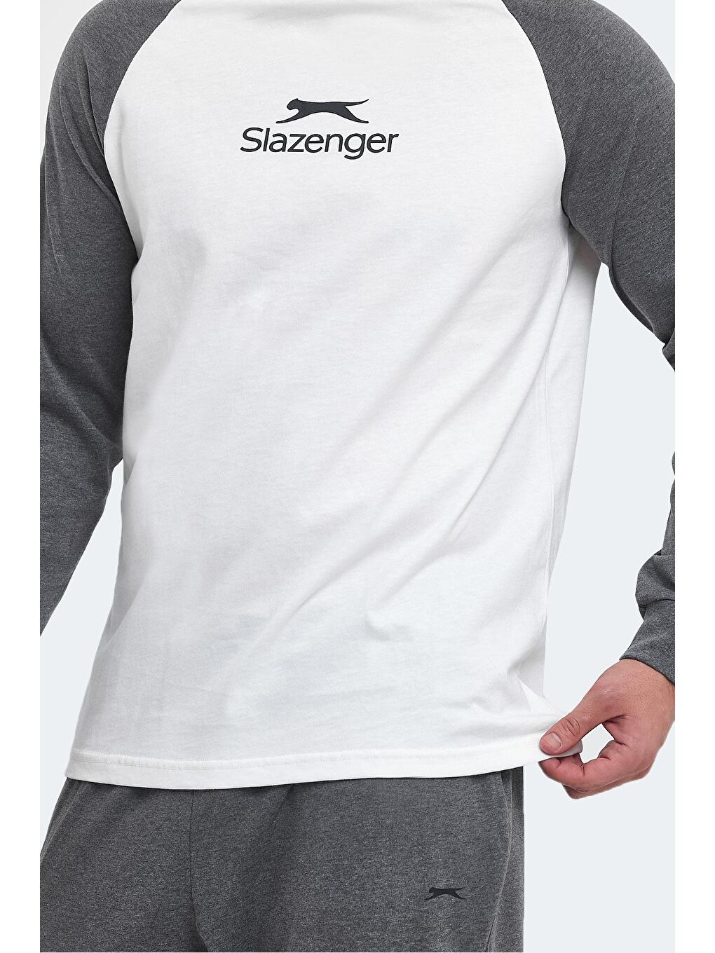 SLAZENGER Beyaz PASCUAL IN Erkek Pijama Takım Beyaz - 3