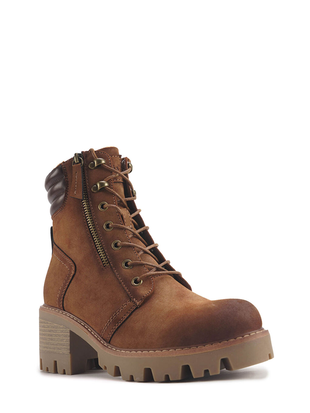 Kahverengi 324651.Z 4PR Taba Kadın Topuklu Bot-1