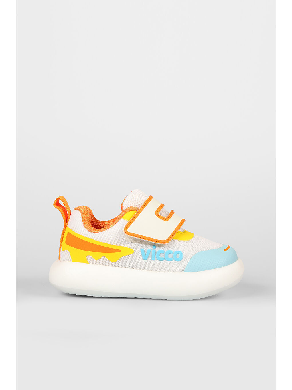 Melodic Işıklı Kız Bebek Beyaz/Mavi Sneaker