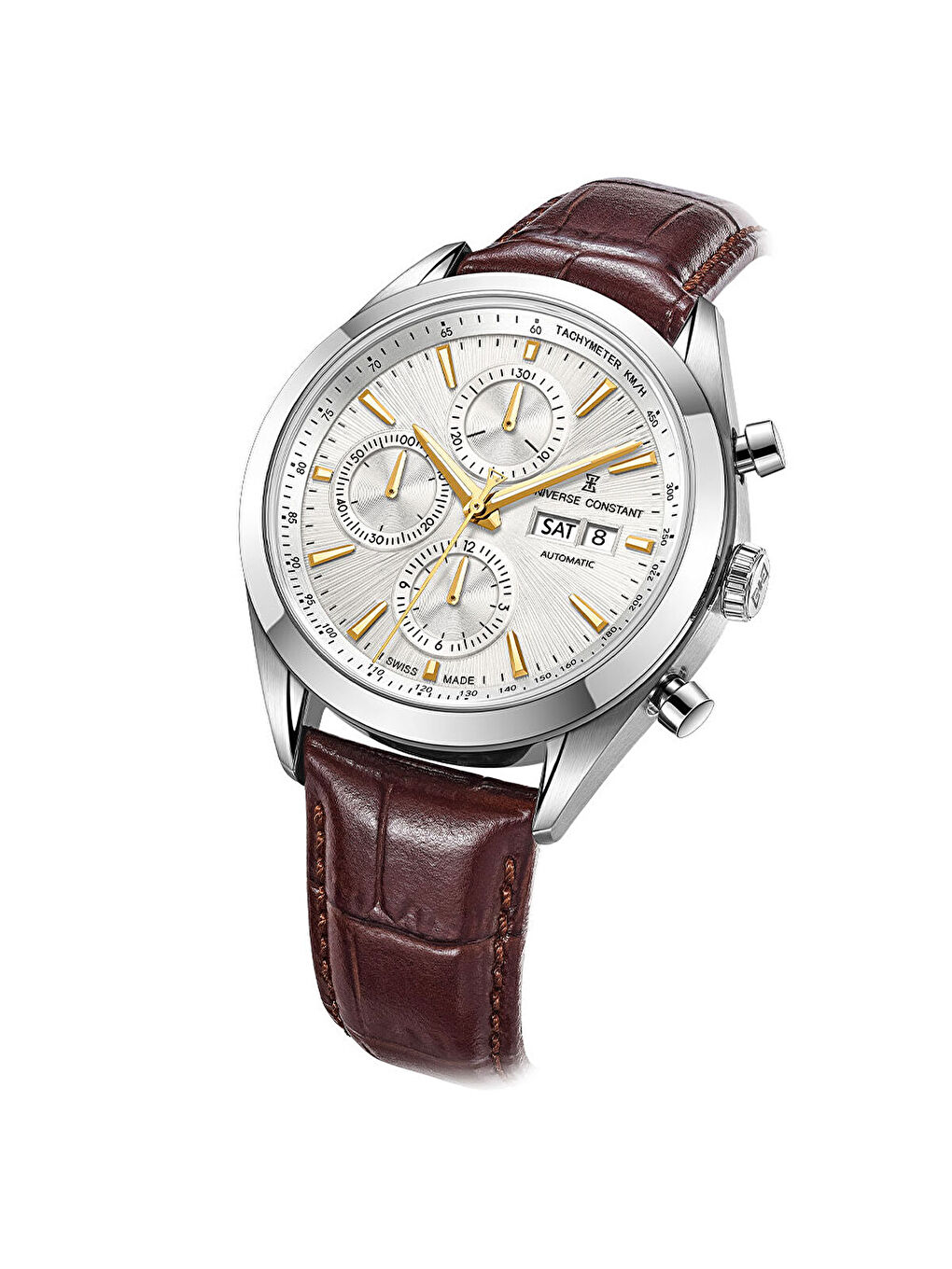 Kahverengi UC8650 Erkek Kol Saati-2