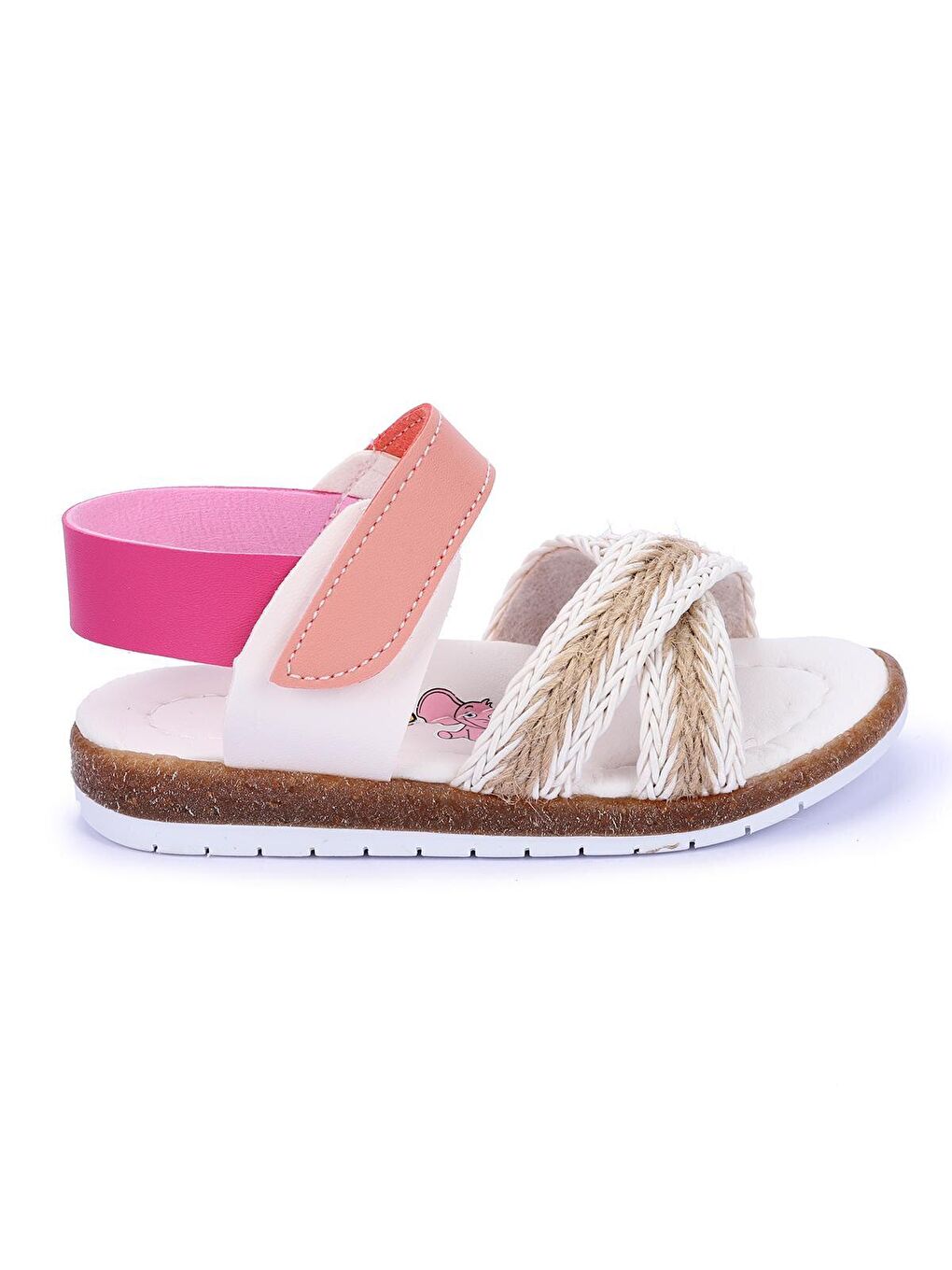 KİKO Beyaz-Fuşya Kız Çocuk Bebe Sandalet Şb 2687-91 - 3