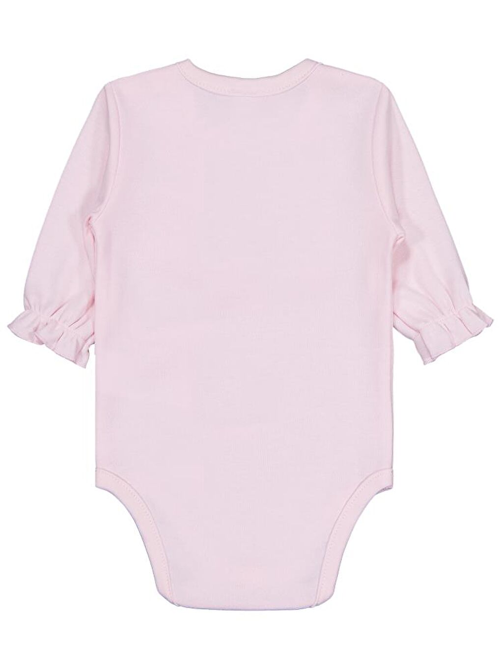 Pembe Baby Brodeli 1-18 Ay Çıtçıtlı Badi-1