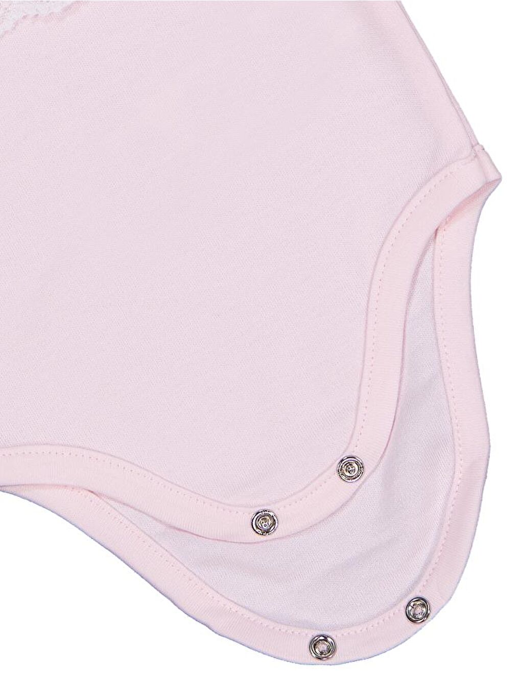 Pembe Baby Brodeli 1-18 Ay Çıtçıtlı Badi-2