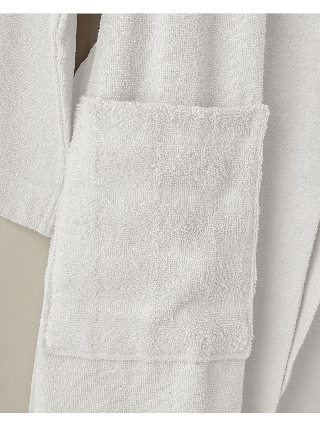 Bubble Pamuk Bornoz L-XL Ekru-1