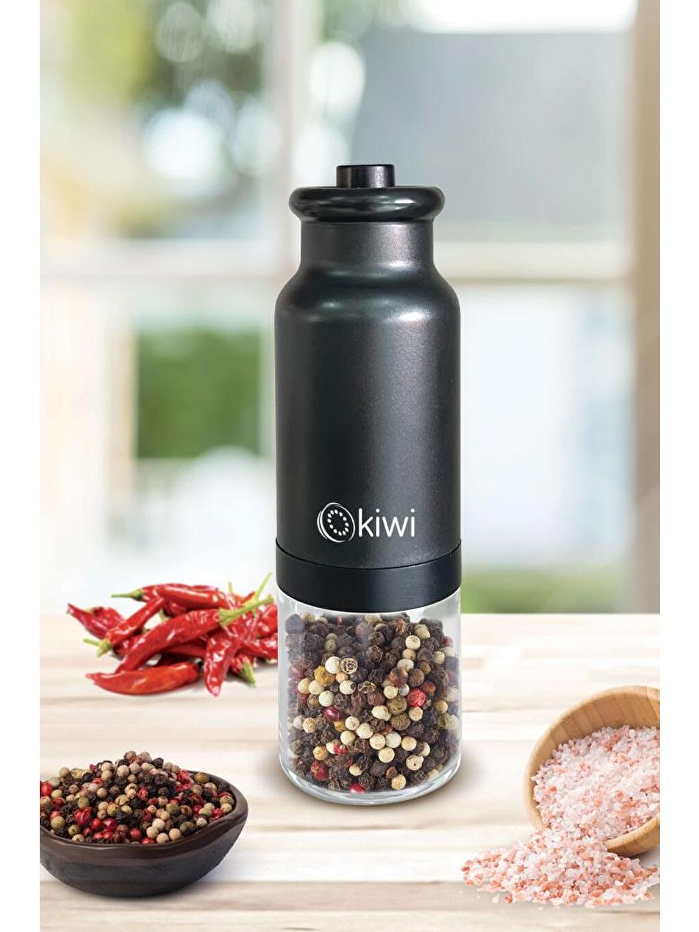 Gri Kspg 4809 Sensörlü Tuz&karabiber Değirmeni KSPG-4809-1