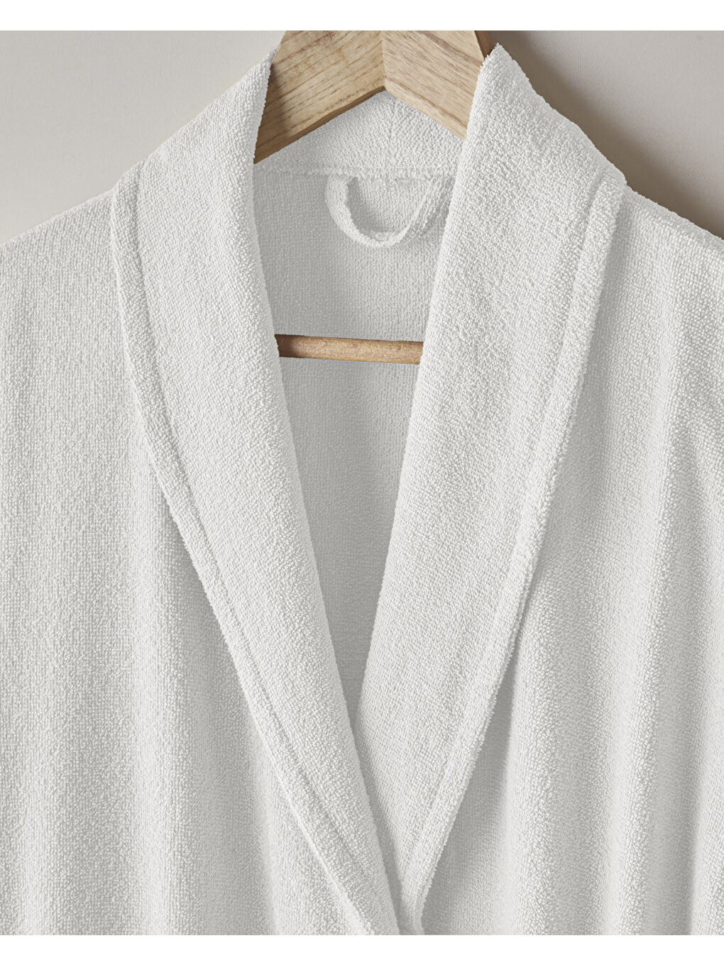 Bubble Pamuk Bornoz L-XL Ekru-2