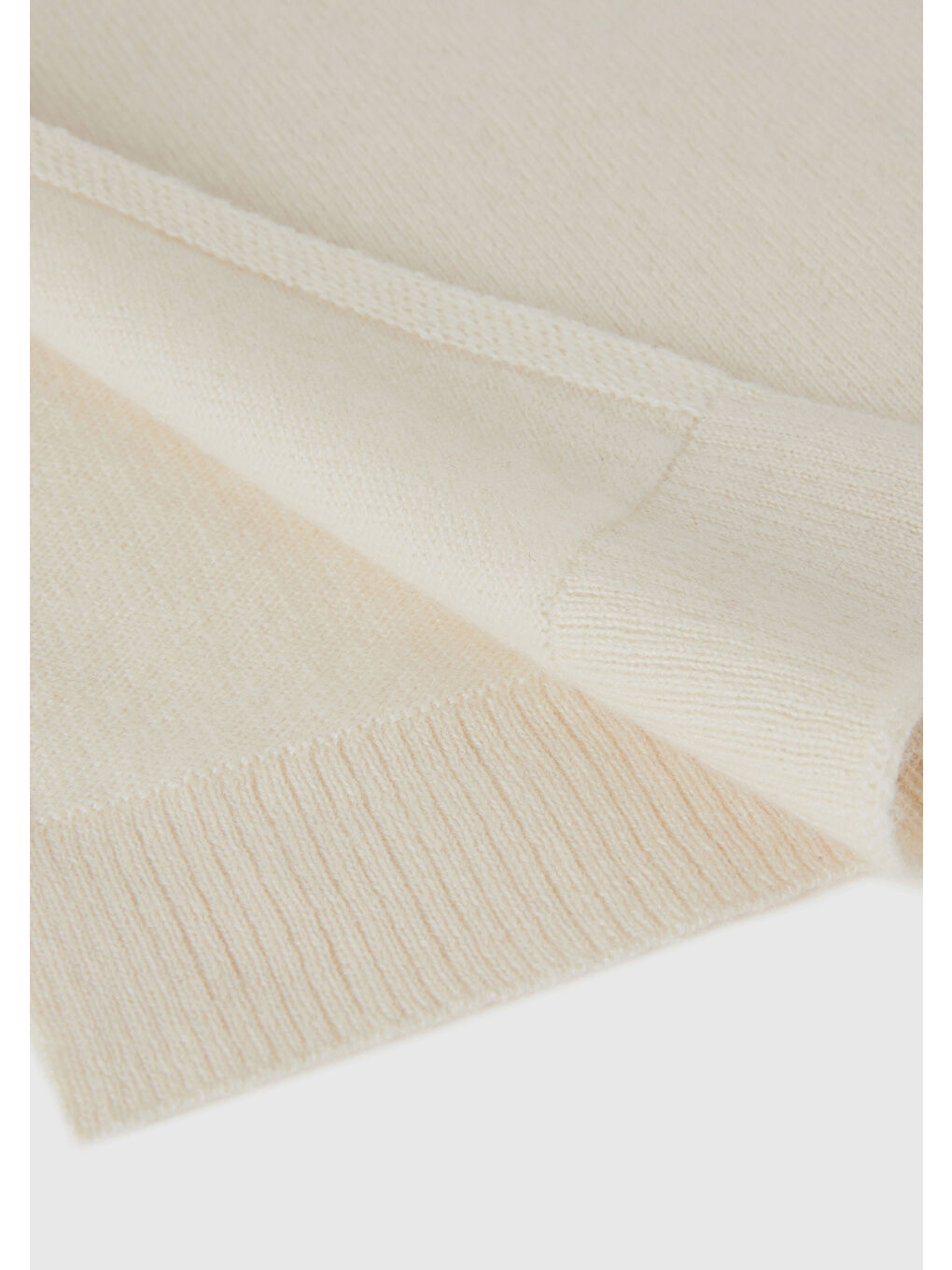 Kadın Beyaz %100 Kaşmir Atkı-1