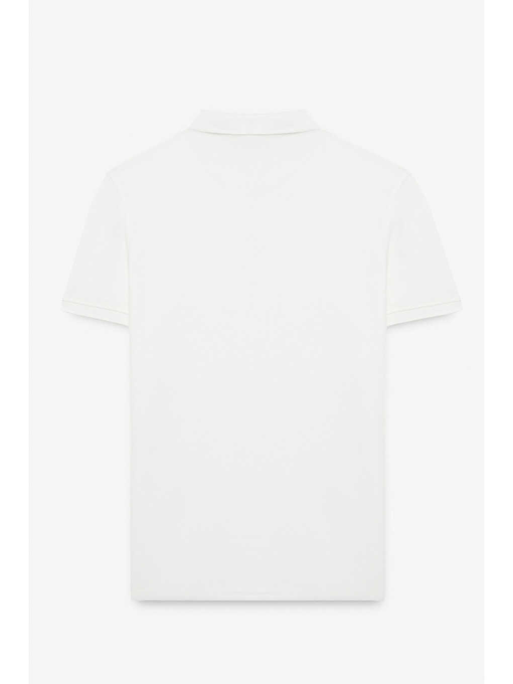 Beyaz SKYLOOM Erkek %100 Pamuk Kısa Kollu Regular Fit BEYAZ Polo Yaka T-shirt-2