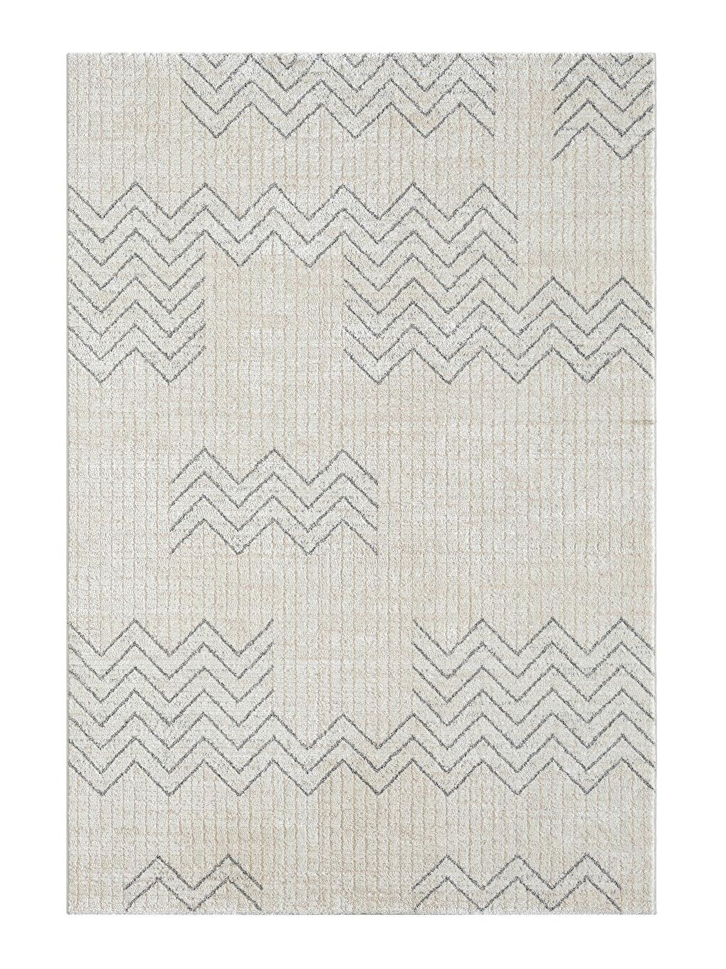 Ekru Claude 1637 Modern Dokuma Halı Yumuşak İplikli-80x300-4