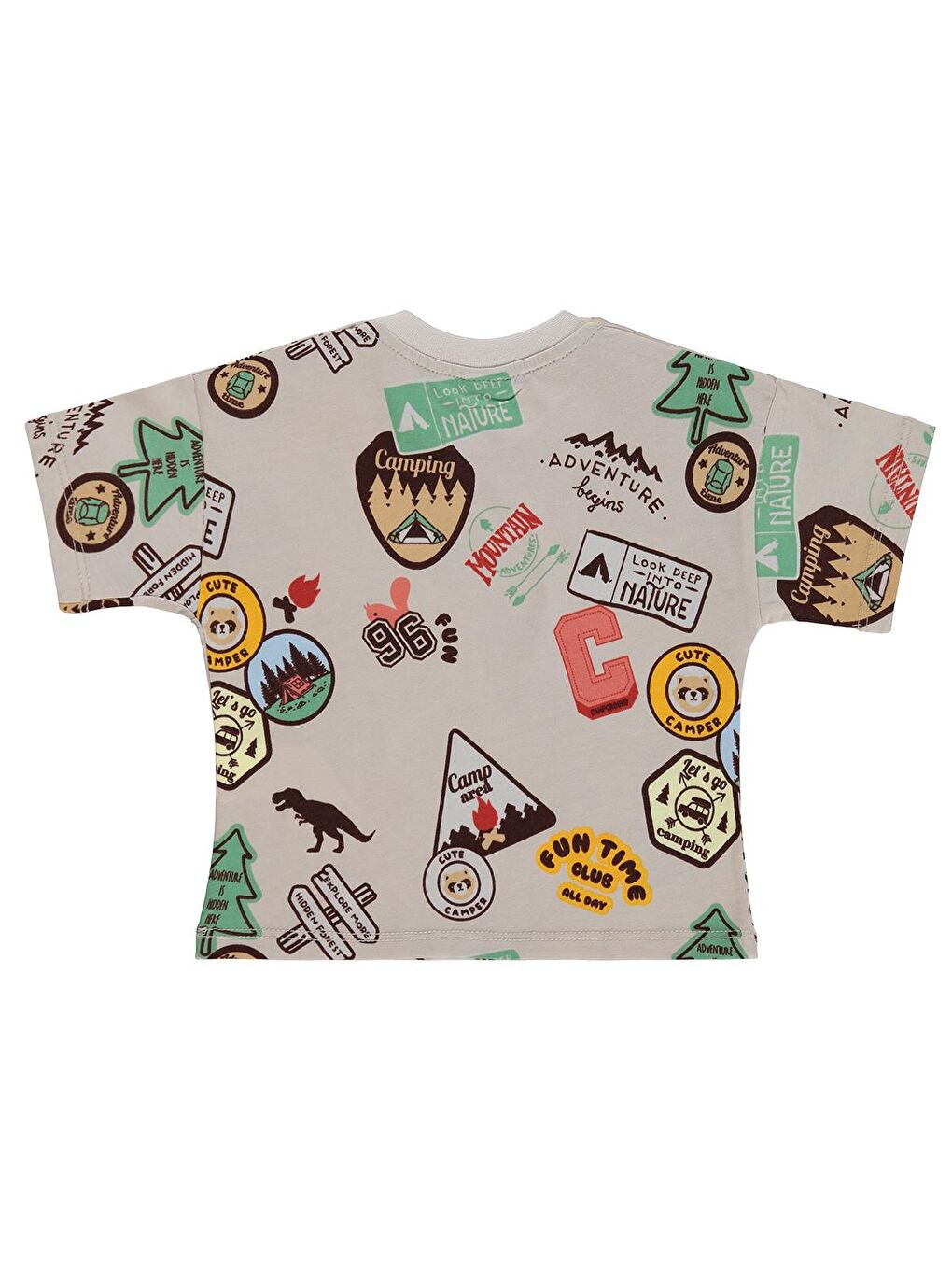 Baby Patch Empirme 6-18 Ay Tişört - Bej-1