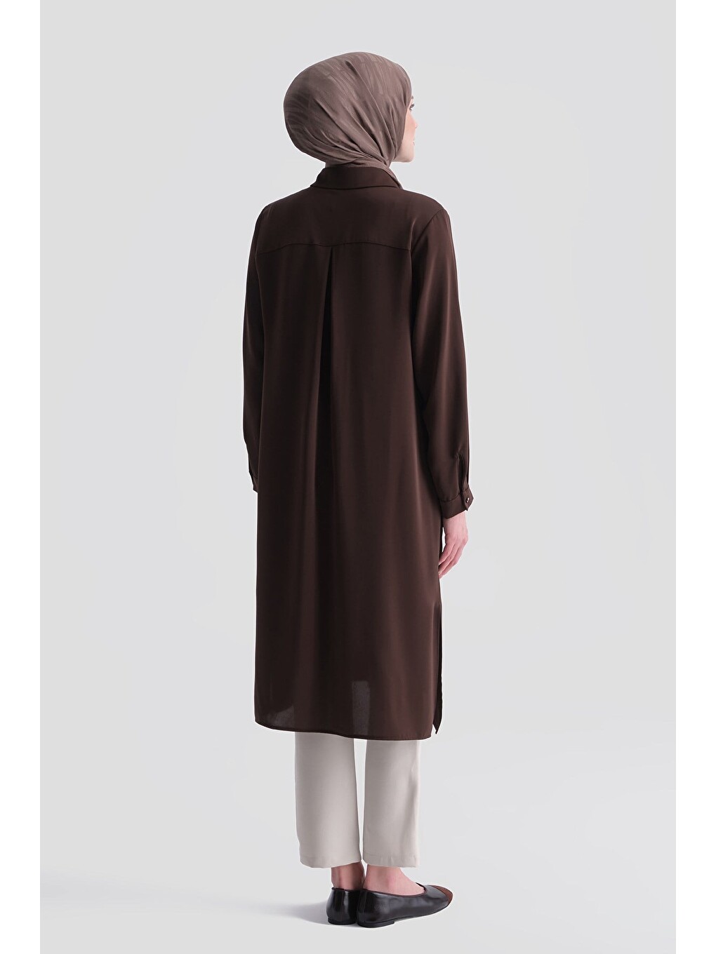 Kahverengi A Logolu Tunik Acı Kahve-5