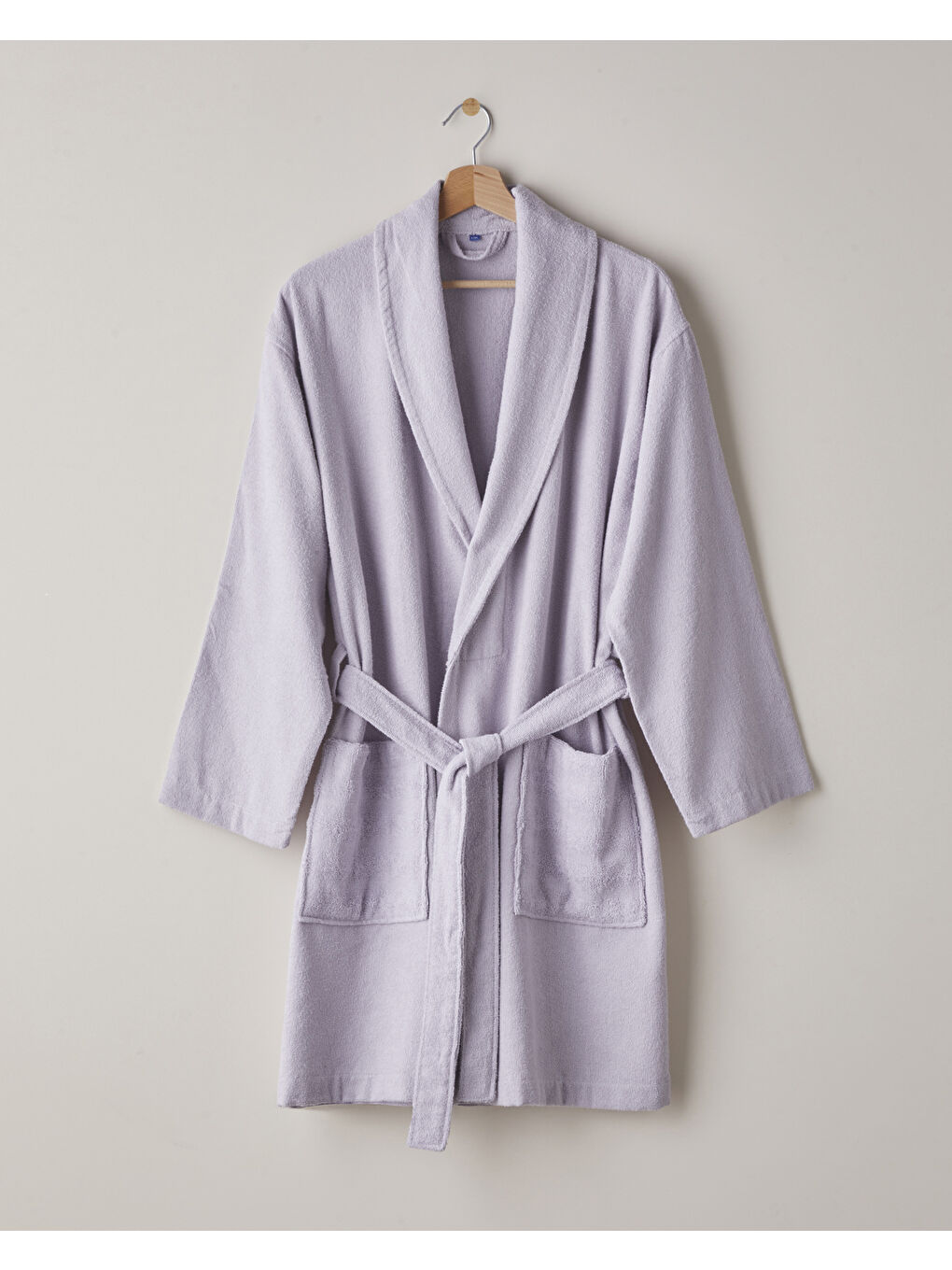 Bubble Pamuk Bornoz L-XL Lila