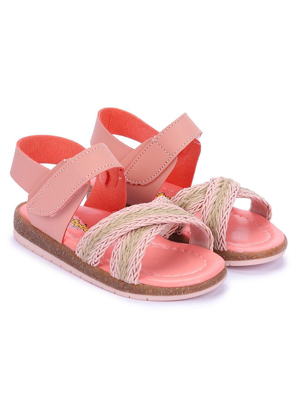 KİKO Pudra Pembe Kız Çocuk Bebe Sandalet Şb 2687-91 - 2