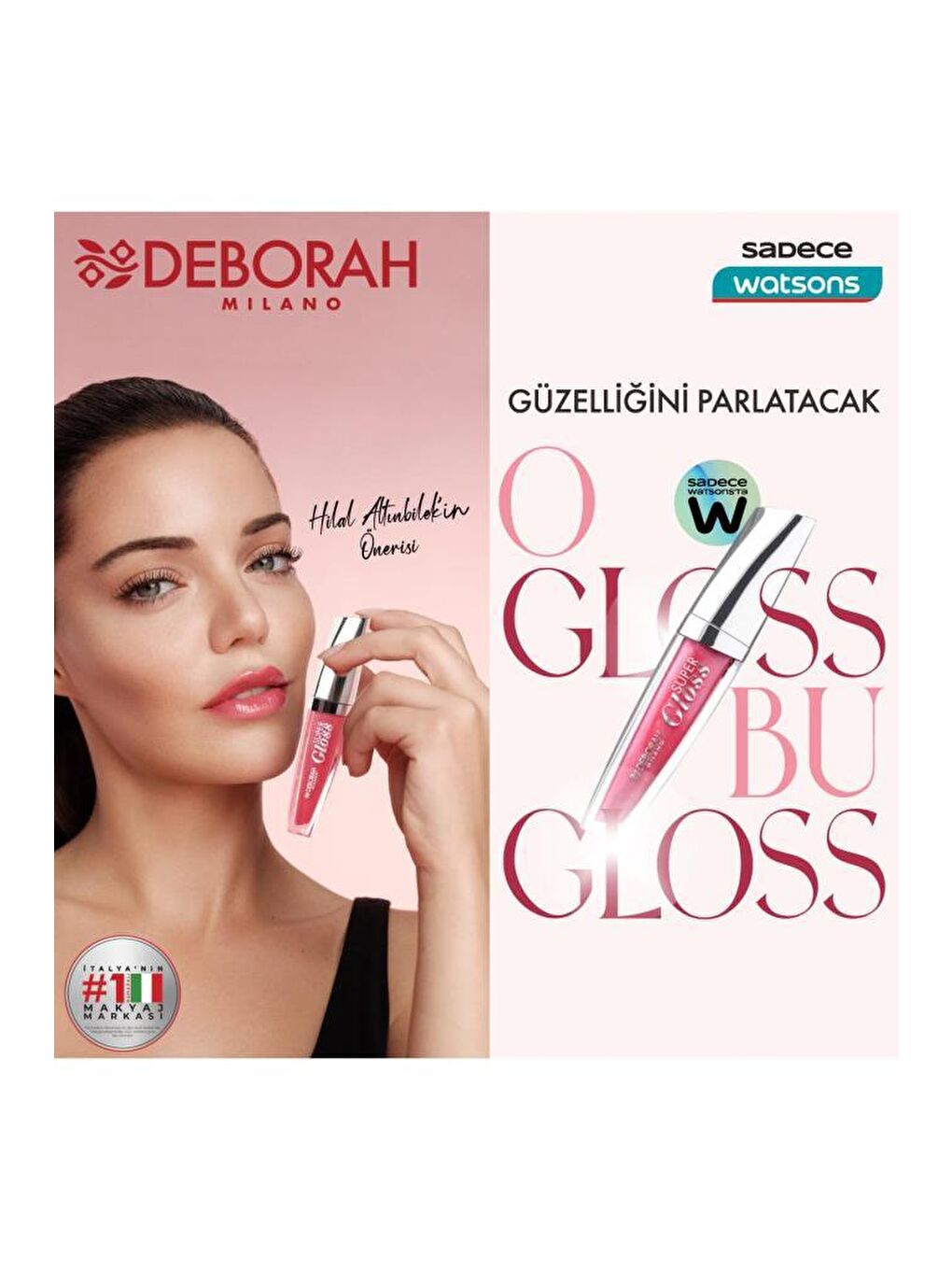 Deborah Açık Bej Milano Brown Rose No: 09 Dolgunlaştırıcı Etki Işıltılı Super Gloss - 2