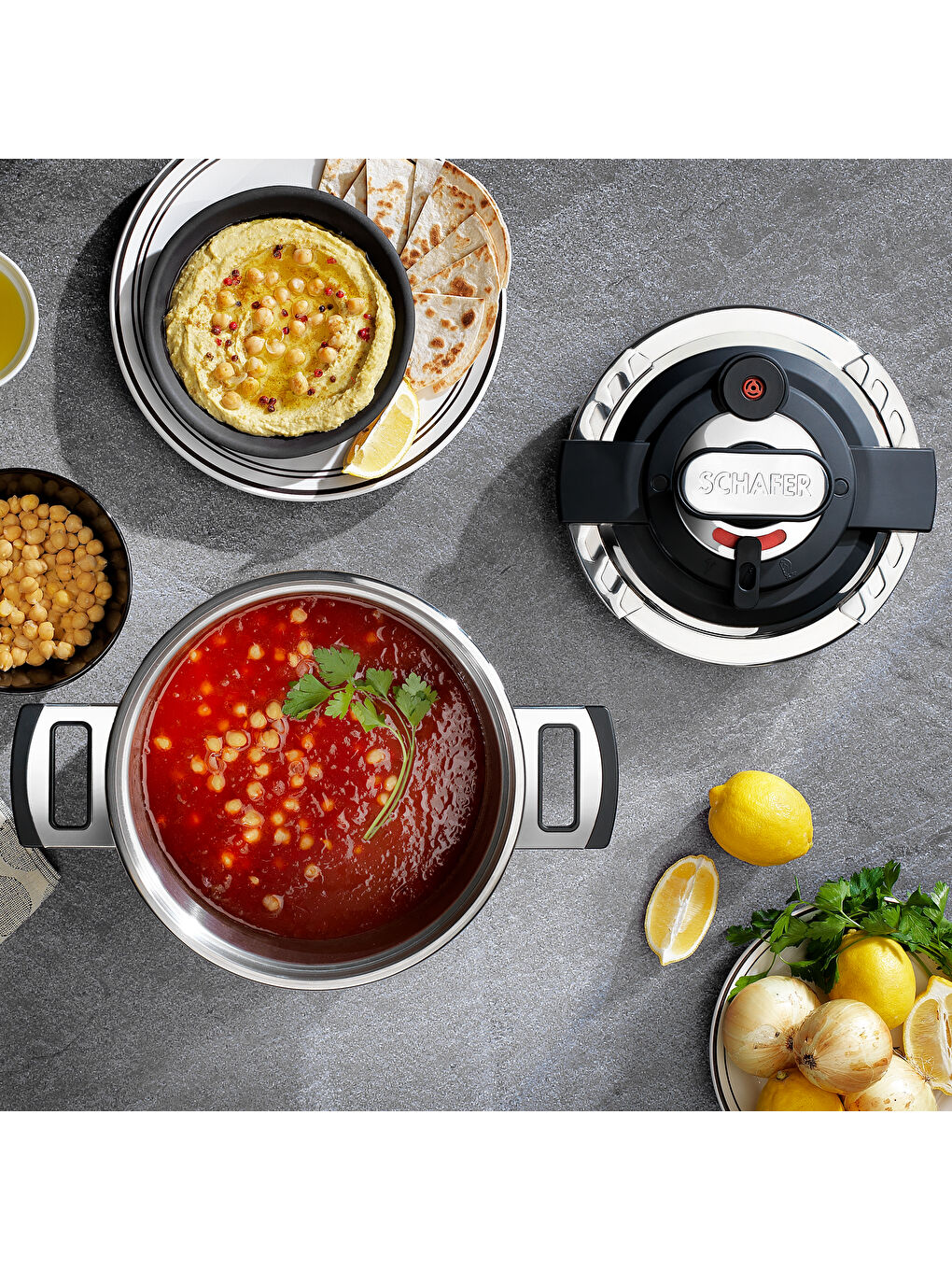 İn Safe Düdüklü Tencere 7 Lt-Siyah-1