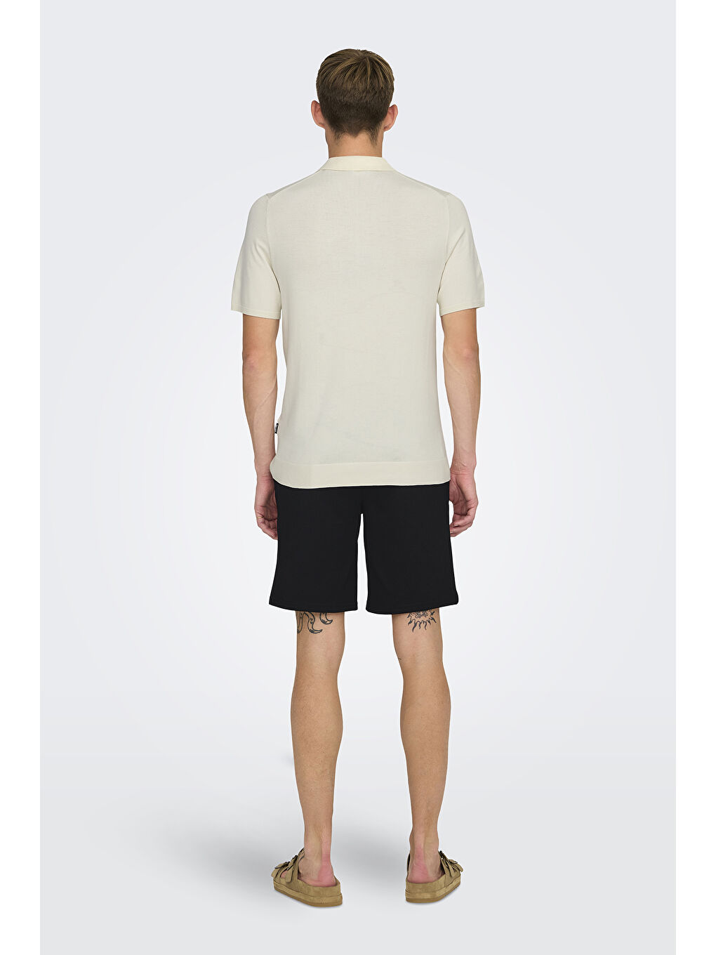 Ekru Onswyler Regular Fit Yarım Fermuarlı Polo Yaka Tişört 22028606-3