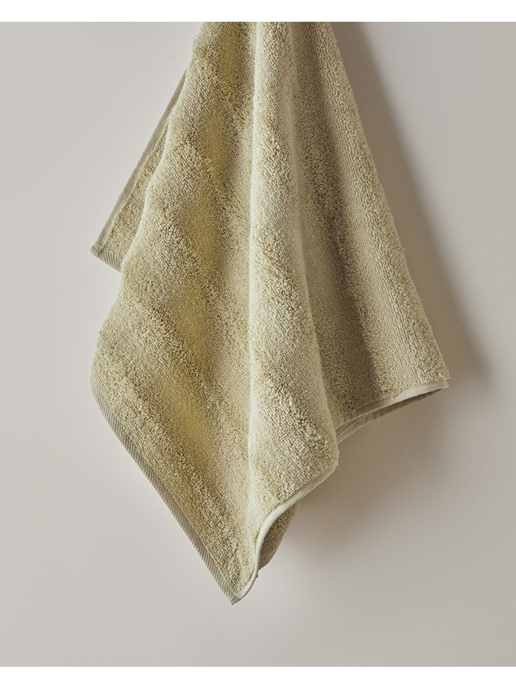 Bubble Pamuk Yüz Havlusu 50x80 cm Açık Yeşil-1