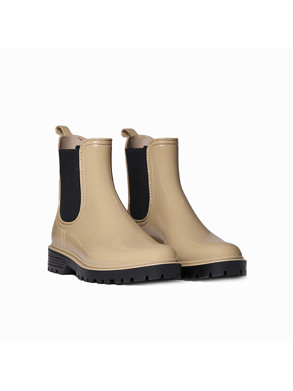 Bej Kadın Bot (Yağmur ) Cavan Ankle Boot Water Beige-1